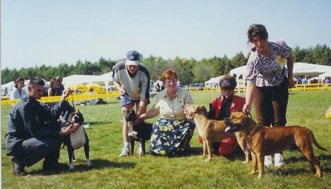 Winners at the Hungarian Kennel Club Centenary Show